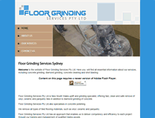 Tablet Screenshot of floorgrindingservices.com.au